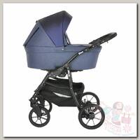 Коляска Pituso Nino 2 в 1 midnight/кожа metalic blue
