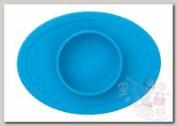 Ezpz Тарелка с подставкой Tiny Bowl синий