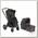 Коляска Jane Muum Pro с люлькой Micro Pro 2 в 1 cold black