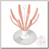 Beaba Сушка для бутылок складная Flower Foldable Drain Rack pink
