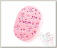Мочалка BabyOno Губка для купания Soft розовый