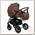 Коляска Alis Berta F 3 в 1 be 06 коричневый