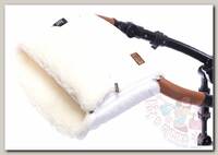 Nuovita Муфта меховая для коляски Polare Bianco белый