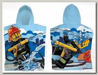 Lego Пончо City Firehose 50х55 см голубой