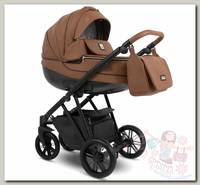 Коляска Camarelo Zeo 3 в 1 экокожа коньячный