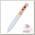 Bohemia Czech Glass Nail Files Пилка для ногтей стеклянная с принтом 135 мм оранжевый/чёрная кошка