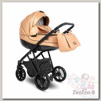 Коляска Camarelo Zeo 3 в 1 экокожа бронза