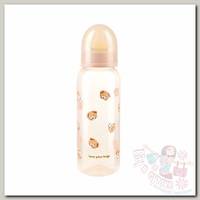 Бутылочка Happy Baby с латексной соской 250 мл 10018 бежевый