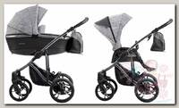 Коляска Bebetto Bresso Premium Class Dark (экокожа+ткань) 2 в 1 02 серый