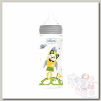 Бутылочка Chicco Well-Being Uni с силиконовой соской с 4 мес. 330 мл