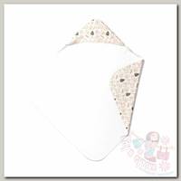 Olant Baby Пеленка с уголком после купания размер 90x90 смм pear with me