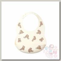 Нагрудник Happy Baby Нагрудный фартук силиконовый bears