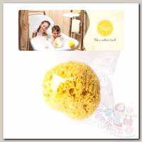 Мочалка Babu Губка Honey Comb №14 натуральная