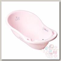 Tega Baby Ванна детская Кролики со сливом 86 см розовый
