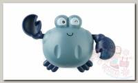 Happy Baby Заводная игрушка для ванной Swimming Crab серый