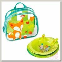 Chicco Набор посуды в рюкзачке