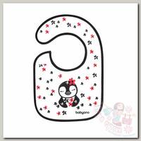 Нагрудник BabyOno Я играю на липучке 3+ пингвин