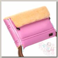 Nuovita Муфта меховая для коляски Alpino Pesco rosa/розовый