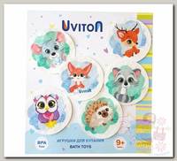Uviton Набор для купания на присосках Лесные животные 6 шт.