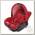 Автокресло Baby Care Lora красный