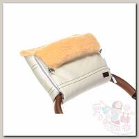 Nuovita Муфта меховая для коляски Alpino Lux Pesco crema/кремовый