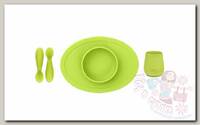 Ezpz Набор из 4 предметов First Food Set лайм