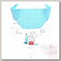 Нагрудник BabyOno и шейный платок 2 в 1 лондон