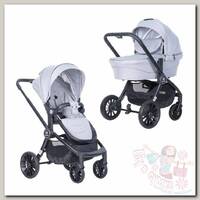 Коляска Farfello модульная Baby shell BBS 2 в 1 светло серый/черная рама