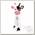 Термометр для воды ROXY-KIDS Cow белый/черный/розовый