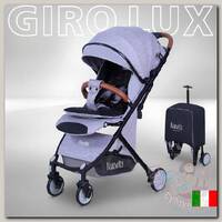 Прогулочная коляска Nuovita Giro Lux серый/черный