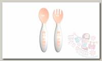 Beaba Эргономические вилка и ложка Set Of 2 2nd Age nude