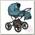 Коляска Indigo Aveo Classic 14" 2 в 1 av 03 малахит
