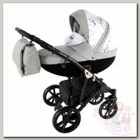 Коляска SevillaBaby Melani 2 в 1 экокожа серый/лошадка