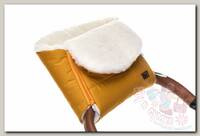 Nuovita Муфта меховая для коляски Vichingo Bianco медовый