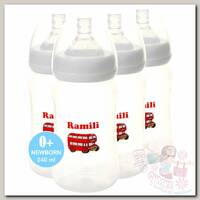 Бутылочка Ramili Набор противоколиковых бутылочек Baby 240 мл 4 шт.