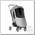 Дождевик Mima для коляски Zigi Raincover silver