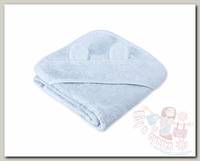 Lukno Полотенце с капюшоном с ушками 100х100 см утренняя дымка