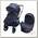 Коляска Sweet Baby Cupola 3 в 1 black