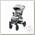 Прогулочная коляска Everflo Walker Е-480 silver black