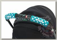 Choopie Чехлы CityGrips на ручки для универсальной коляски polka dot aqua