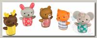 Happy Baby Набор ПВХ-игрушек для ванны Little Friends