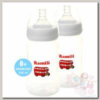 Бутылочка Ramili Набор противоколиковых бутылочек Baby 240 мл 2 шт.