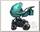 Коляска Verdi Babies Mocca 3 в 1 mettal green