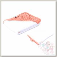 Nuovita Полотенце с уголком и варежкой Grazia 100x100 коралловый/di corallo