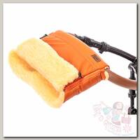 Nuovita Муфта меховая для коляски Alpino Lux Pesco arancio/оранжевый