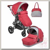 Коляска Farfello модульная Zuma Duo Comfort 2 в 1 рубиновый