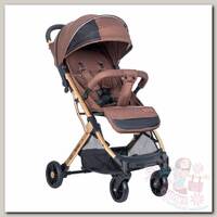 Прогулочная коляска Farfello Comfy Go 2021 choco/золото