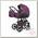 Коляска Riko Bruno Natural 2 в 1 03 purple