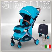 Прогулочная коляска Nuovita Giro Lux бирюзовый/серый