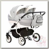 Indigo Коляска для двойни Indigo Duo 18 02 светло-серый
